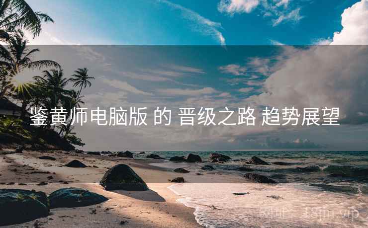鉴黄师电脑版 的 晋级之路 趋势展望
