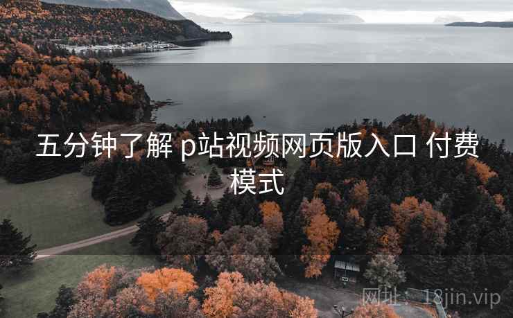 五分钟了解 p站视频网页版入口 付费模式